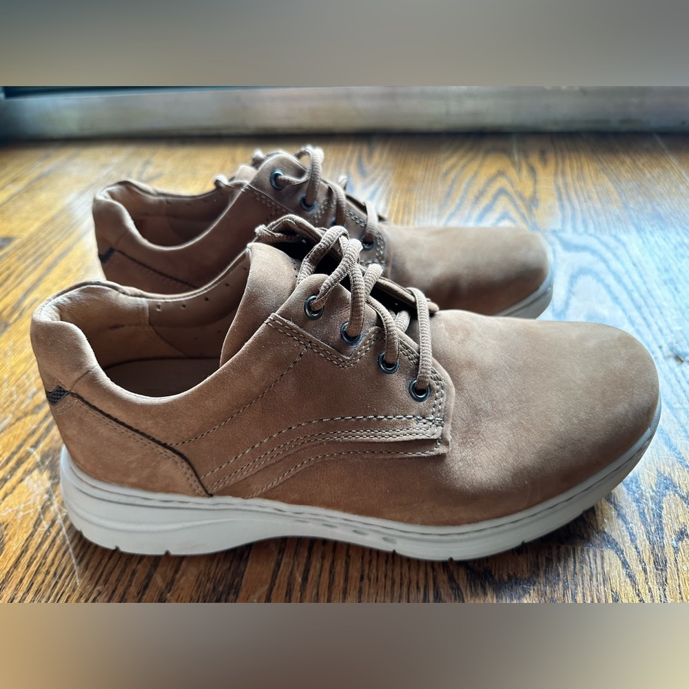 Clark’s Unstructured Air Circulation System Brown Men's Shoes Sz 9.5 Comfort